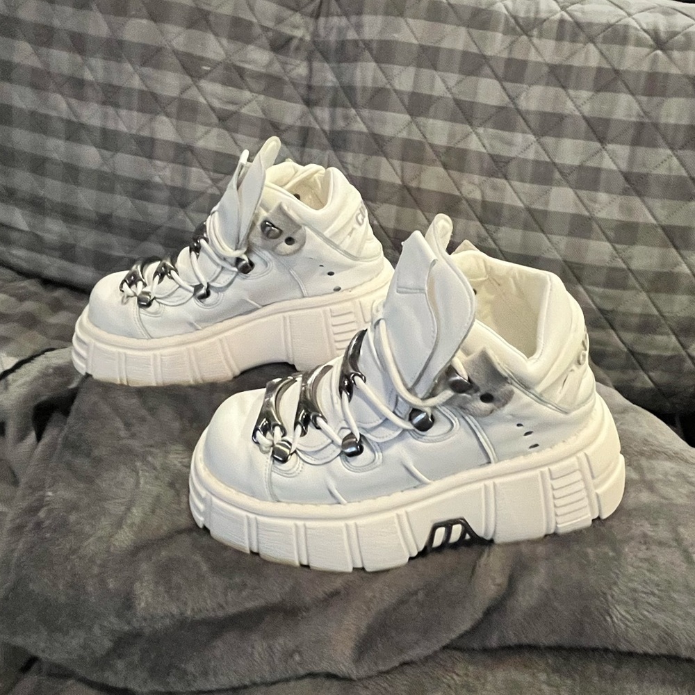 New Rock white sneakers size 5 - Picture 5 of 12